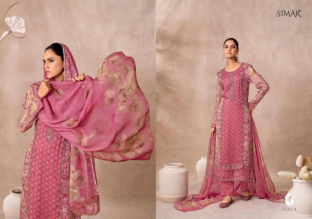 Morni By Simar 1551 Series Indian Traditional Wear Pure Viscose dresses At Wholesale Price